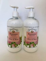 Crabtree &amp; Evelyn Rosewater Body Lotion 16.9 fl oz lot of 2 - £35.51 GBP