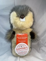 Gopher Golf Headcover - New Daphne&#39;s Driver Head Covers Beaver Plush Nic... - £22.49 GBP