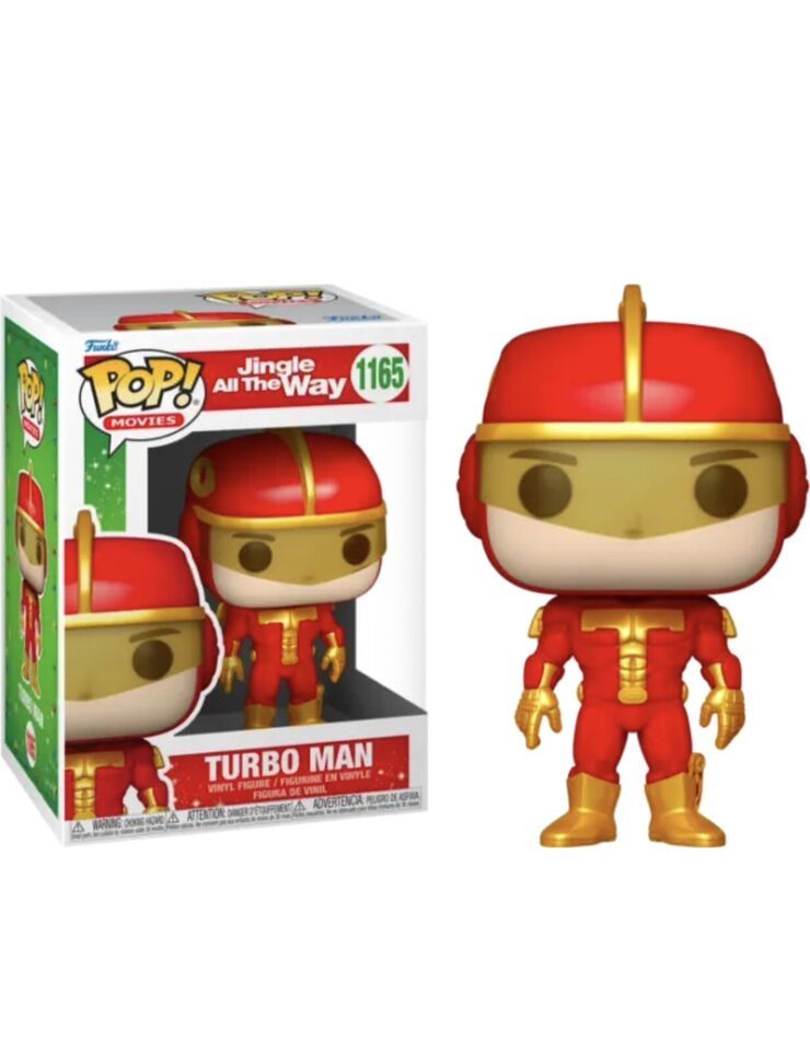 Funko Vinyl Jingle All The Way Turbo Man Figurine Collectable Toy 3y+ 10cm Pop! - $14.69