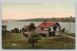 Postcard Red Top Harvard Training Quarters Gales Ferry Connecticut - $6.66