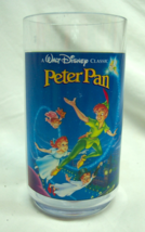 VINTAGE Walt Disney PETER PAN Plastic Collector&#39;s Drinking Cup BURGER KING - $16.34