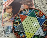VINTAGE STEVEN Chinese Checkers Game Pixie Metal Game Board w/ box compl... - $65.00