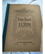 American Artists Edition, 1890 Four Hand Album, Piano Duet Sheet Music - £28.48 GBP