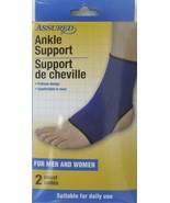 ANKLE SUPPORT Flexible Compression Sleeve Unisex 2 Sleeves/Pack One-Size... - £2.36 GBP