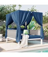 U_Style Outdoor Patio Sunbed with Curtains, High Comfort, Suitable for M... - $1,363.65
