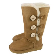 UGG Womens Bailey Button Triplet II Boots,Brown,2M - £143.36 GBP