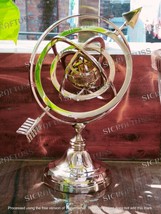 Polished Brass Armillary Sphere Globe with Arrow Nautical Astrolabe gift... - £45.72 GBP