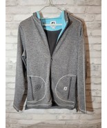 FootJoy Size Small Women Golf Full Zip Mid Layer Gray Blue Double Layer OOS - $1,142.18 MXN