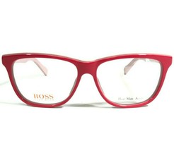 Boss Orange HO0172 OXJ Eyeglasses Frames Red Pink Cat Eye Full Rim 50-15... - £46.77 GBP
