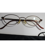 Vintage Eyeglass Frame ONLY baseLine Rabbit 50-19 140mm Coppery Magenta ... - £15.25 GBP