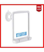 Easy-Install Shatterproof Shower Mirror with Anti-Fog Technology &amp; Razor... - $788.74 MXN