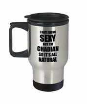 Sexy Chadian Travel Mug Funny Gift For Husband Wife Bf Gf Chad Pride Coffee Tea  - £18.13 GBP