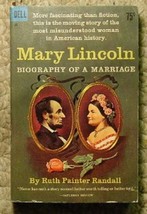 1961 Ruth Randall MARY LINCOLN-Biography of Marriage 1st Dell Vintage Paperback - £19.98 GBP