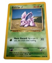 Nidoran Male Pokémon TCG 55/102 Common Base Set Vintage LP/NM - £0.77 GBP