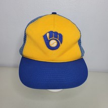 Milwaukee Brewers Hat Snapback McDonalds Trucker Mesh Cap MLB 1985 Vintage - £15.11 GBP