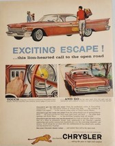 1959 Print Ad The &#39;59 Chrysler 2-Door Car with Pushbutton Automatic Tran... - $20.68