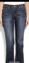 Lucky Brand Women&#39;s Jeans Easy Rider Buttonfly Distressed Size 00 Or 24 X 32 NWT - £62.50 GBP
