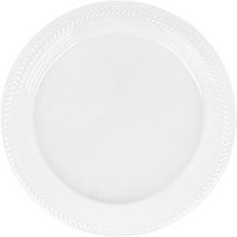 6&quot; Disposable Round Clear Plastic Cuisine Salad Plates 40pcs - £7.79 GBP