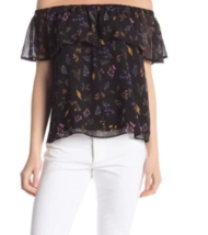 Rebecca Minkoff Off Shoulder Floral Print Top ( XS ) - £63.27 GBP