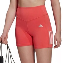 Adidas Womens Training Shorts Tights HT3479 Semi Turbo Pink Size XS XSmall - £31.42 GBP