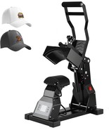 Hat Heat Press Machine for Caps with 2pcs Interchangeable Platens Black - $195.99