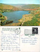 New York Salamanca Red House Lake Allegany Posted to OH in 1967 VTG Postcard - £7.55 GBP