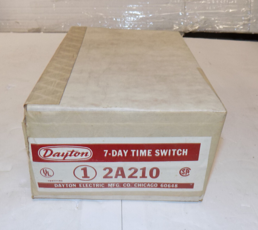 DAYTON 2A210 7-DAY TIME SWITCH NEW IN BOX - $47.02