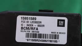 GM Chevy Chevrolet Isuzu BCM BCU Body Control Module Unit 15951589 image 2