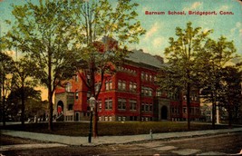 Vintage Postcard 1913 Barnum Grammer School Conn-Bridgeport CT-BK30 - £6.27 GBP