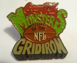 Coca-Cola Monsters of the NFL Gridiron Lapel Pin - $12.38