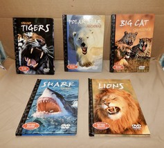 Natural Killers Predators Close Up #1-2-3-4-6 DVD 5 Book Set Cats &amp; Bear... - £23.57 GBP