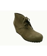 Faded Glory Women&#39;s Wedge Boot Stone Color Size 11 NEW - $22.24