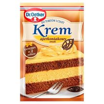 Dr. Oetker instant EGGNOG Cake cream filling 3 minute PREP 1 bag/120g FR... - $10.88