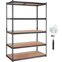 VEVOR Storage Shelving Unit, 5-Tier Adjustable, 2000 lbs Capacity, Heavy... - $2,864.61 MXN