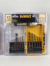 DEWALT DW1163, 13 Piece Black &amp; Gold Drill Bit Set - £26.66 GBP