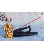 Hindu Golden Elephant God Ganesha Shunya Mudra Palm Hand Votive Candle H... - €23,00 EUR