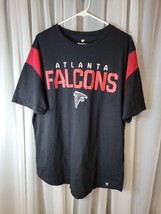 Atlanta Falcons Mens BLACK Crew Neck T-Shirt Size XL EUC - £10.71 GBP