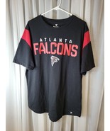 Atlanta Falcons Mens BLACK Crew Neck T-Shirt Size XL EUC - £10.80 GBP