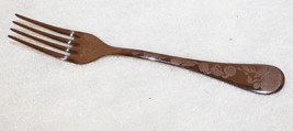 Mepra Venere Bronzo 8.25&quot; Bronze Dinner Fork ~ Salesman Sample New ~ Italy - $944.61 MXN