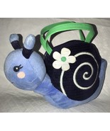 GYMBOREE Cutie Blue Green Snail Purse Plush pocketbook 9” Girls’ Bag - £12.04 GBP