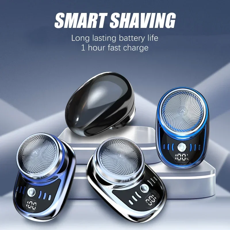2023 Men&#39;s Electric Shaver Portable Mini Shaving Machine USB Rechargeabl... - $7.93