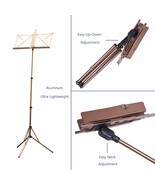 Paititi High Quality Durable Adjustable Folding Music Stand with Bag Cof... - €31,74 EUR
