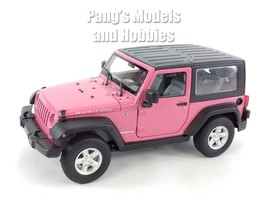 Jeep Wrangler Rubicon 1/24 Scale Diecast Model - PINK - £26.17 GBP