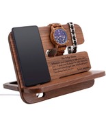 Engraved Wooden Docking Station for Dad, Husband, Boyfriend and Son - £39.04 GBP