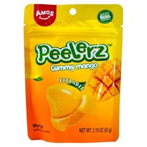 Amos Peelerz Gummy Mango Peelable Gummies TikTok Viral Candy 2.19 oz - £11.59 GBP