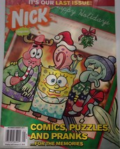 The Nick Magazine Sponge Bob Holiday Issue The Last Issue December/ January 2010 - £7.98 GBP