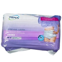 Tena Women’s Underwear Super Plus Heavy Count 18 Size S/M 3x Protection - $16.69