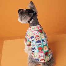 Dogs Clothes Brand Designer Spring Summer Shirts for Pets Dogs Printing Cottton  - £29.08 GBP