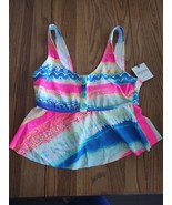 Arizona Womens Size Medium Multicolor Bathing Suit Top-Brand New-SHIPS N... - €38,30 EUR