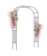 Outdoor Metal Garden Arch Trellis for Climbing Plants Grape Vine Flower ... - $2,589.52 MXN